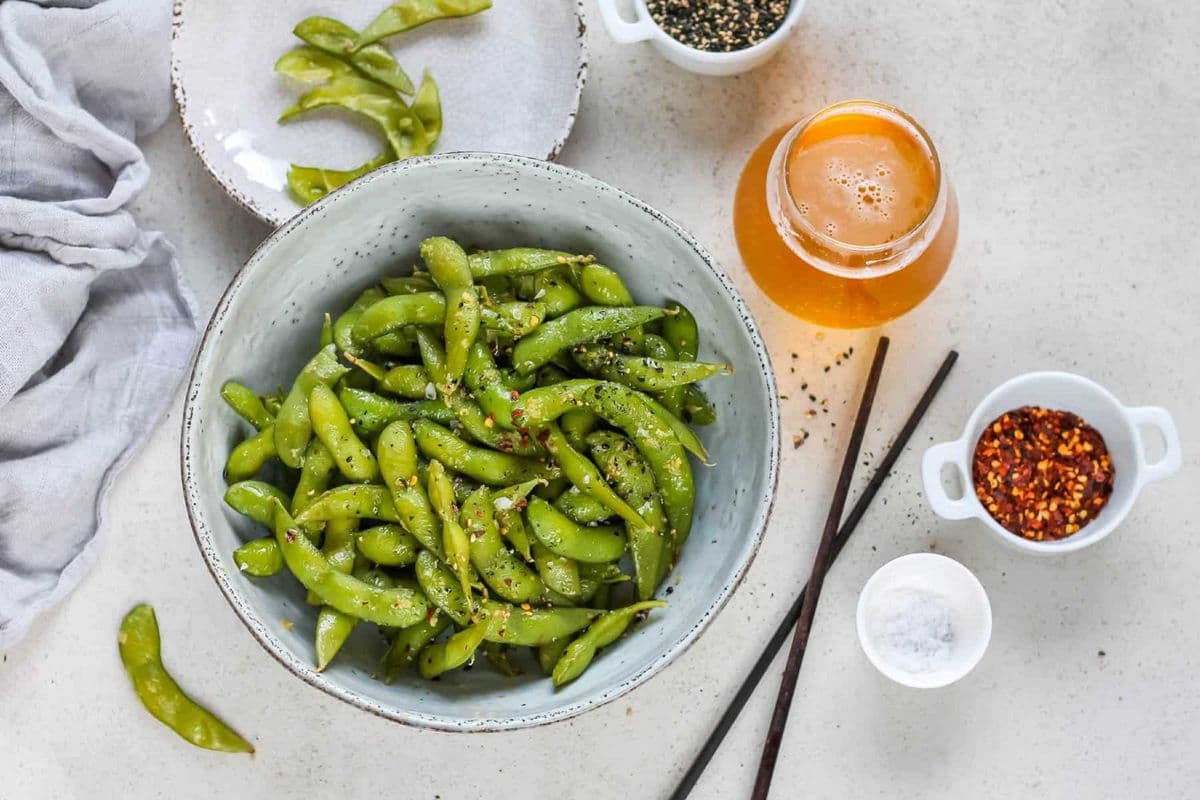 Garlic Soy Edamame 蒜香酱油毛豆