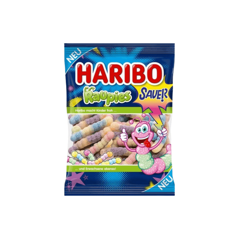 Haribo Caterpillars Sour – Europe (160g)