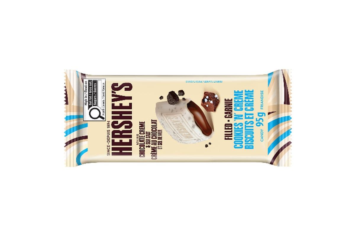 Hershey's Cookies 'n' Creme Filled with Chocolate & Sea Salt (95 g) 1414898