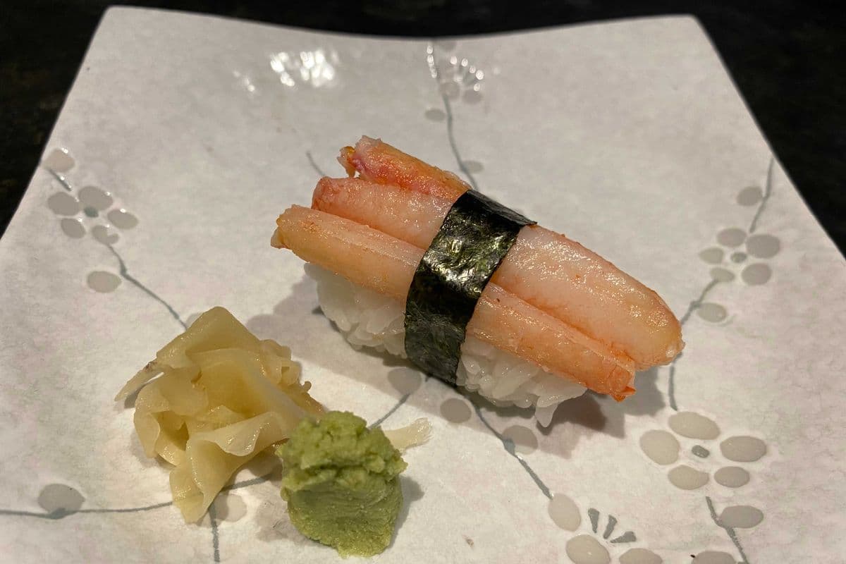Gluten-Friendly Menu - Real Crab (Kani) Nigiri Sushi (1 pc)