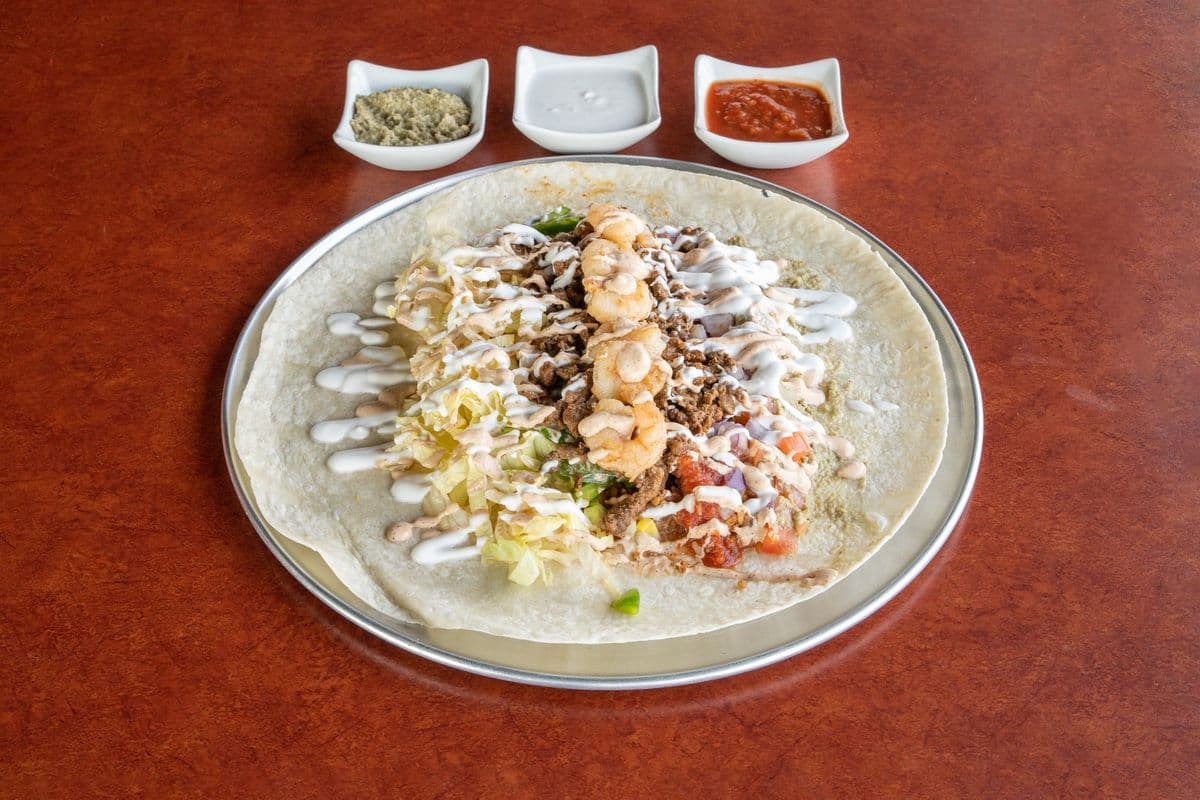 Steak and Shrimp Burrito