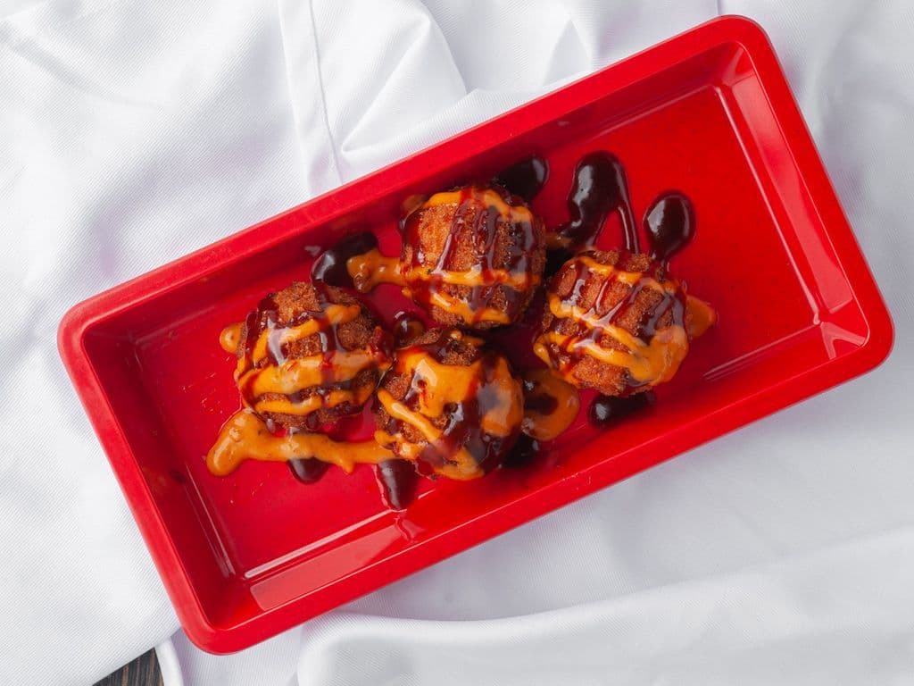 Cheesy Kimchi Fire Balls (4 pcs)