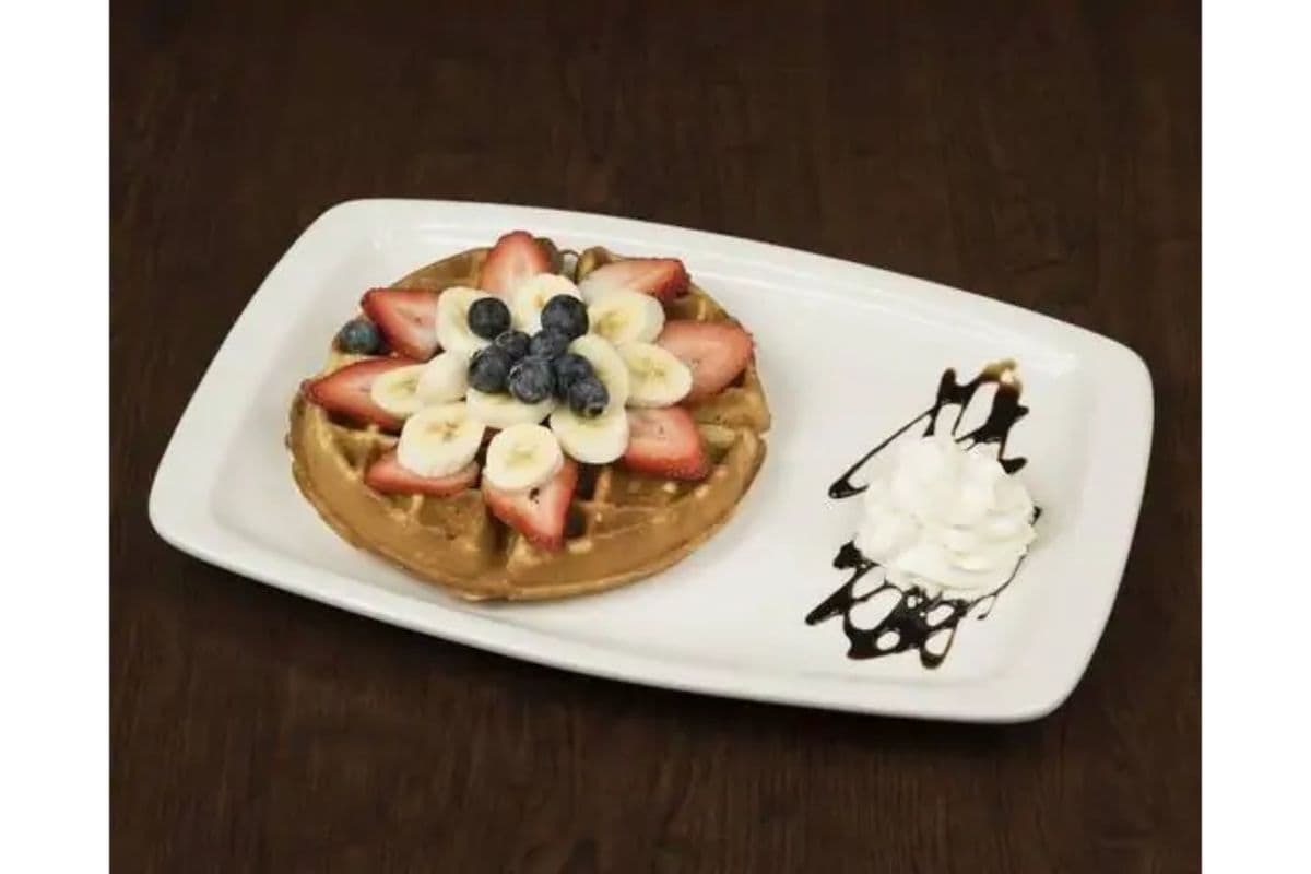 Waffle and Fresh Fruit