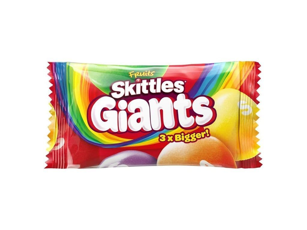 Skittles Giants Chewy Candy UK 45g 3x Bigger