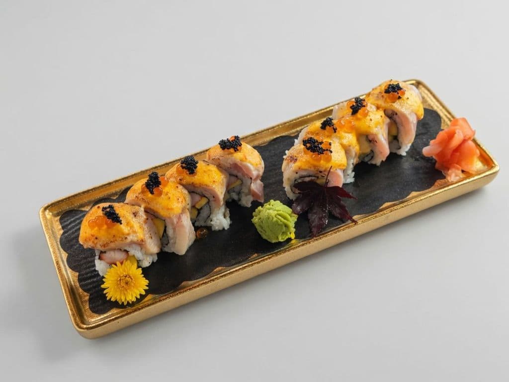 Torched Hamachi Roll
