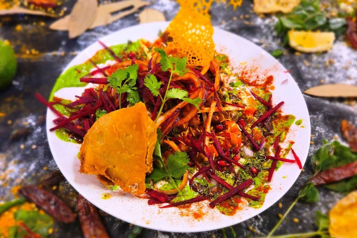 Samosa Chana Chat
