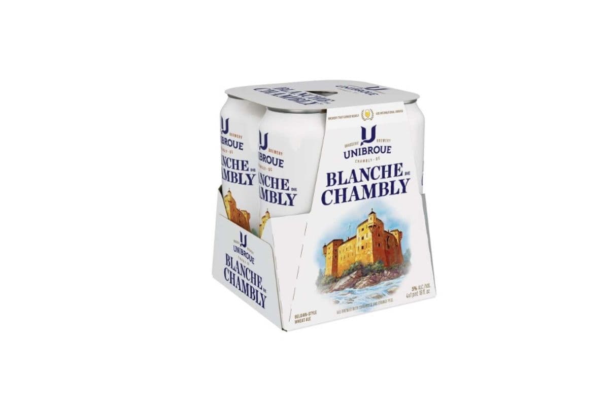 UNIBROUE BLANCHE DE CHAMBLY 4 PACK (1 x 4 PACK (473ML))