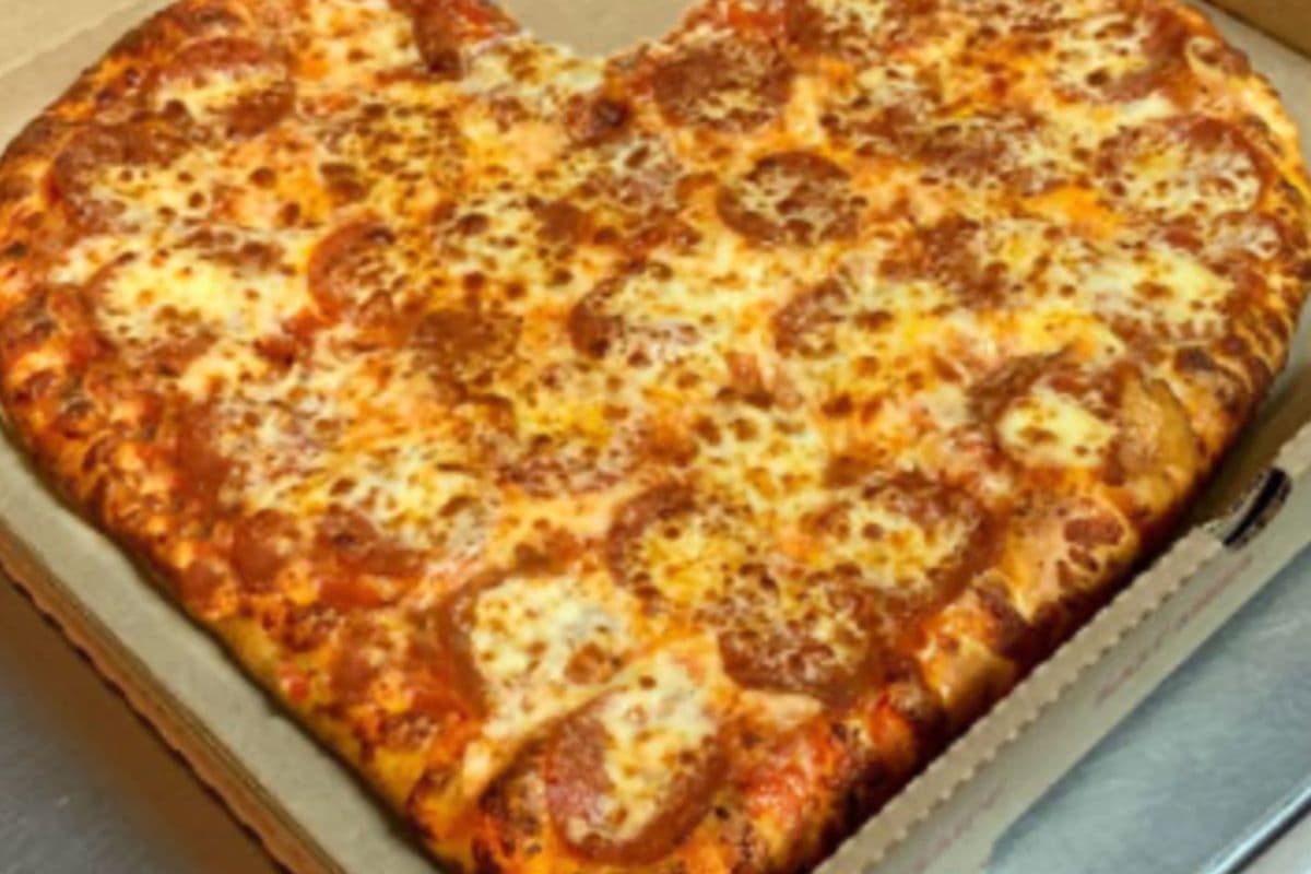 Heart Shape Pizza