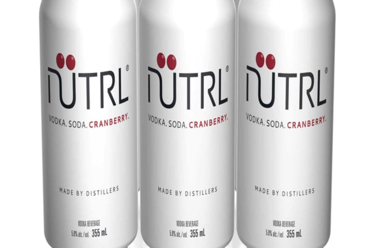 Nutrl Vodka Soda Cranberry (6 x 355 ml)