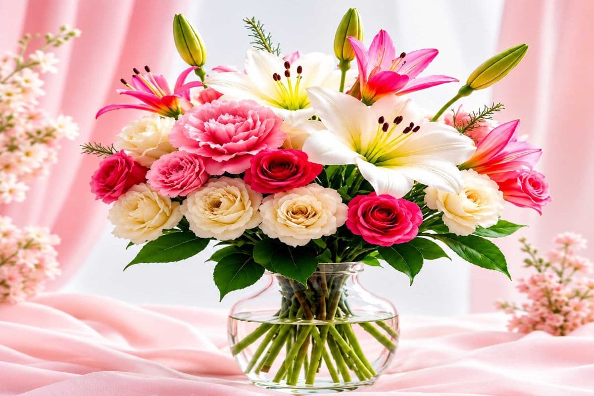Blossoming Lilies