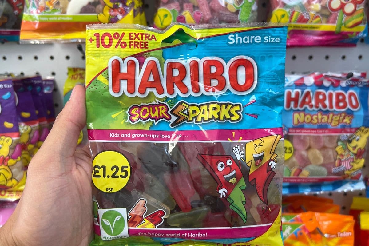 (UK) Haribo Sour Sparks - 154g
