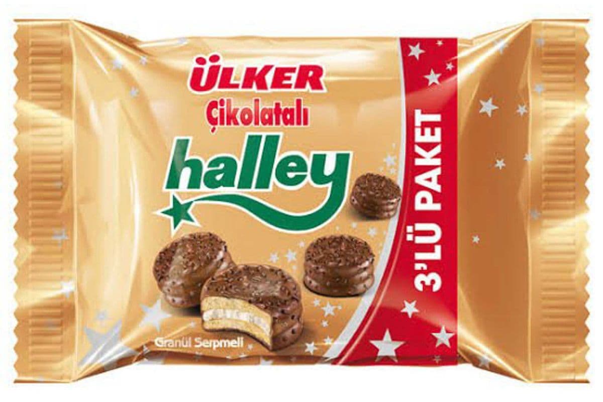 Ulker KLASIK MARSHMALLOW SANDWICH BISCUIT Halley 3 lu paket 3*66gr