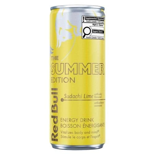 Red Bull Boisson Énergisante Sudachi LIme 250ml/ Red Bull Energy Drink Sudachi Lime 250ml