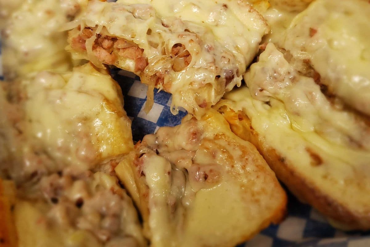 Loaded Garlic Bread with Cheese