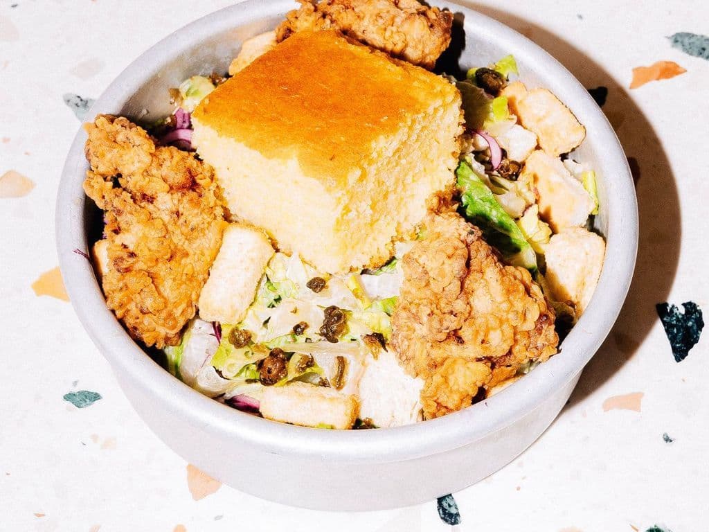Cowgirl Caesar salad
