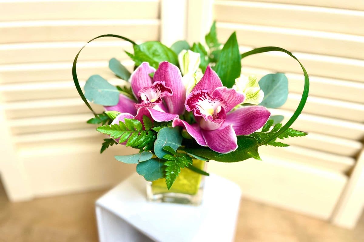 Smooching orchids!