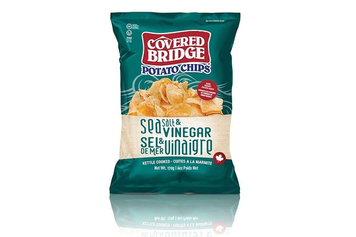 Covered Bridge Chips - Salt & Vinegar (170G)