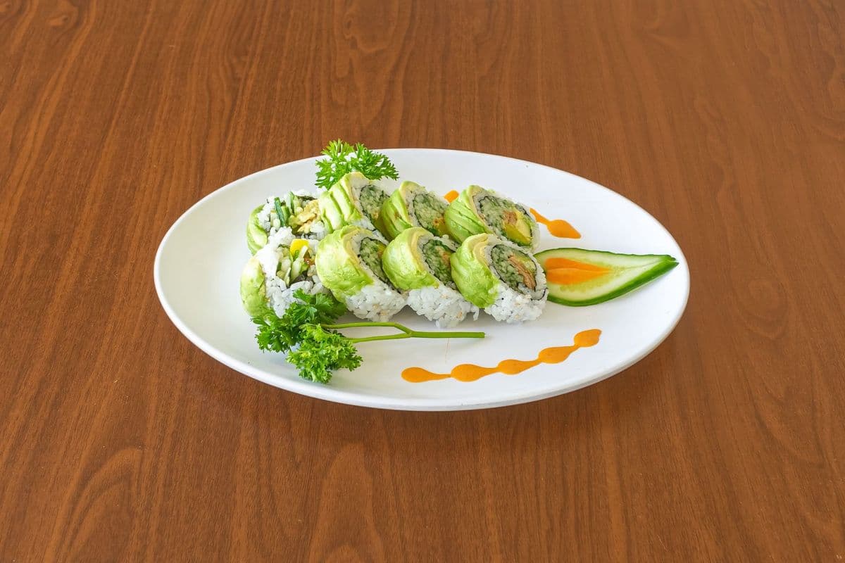 AR2 Green Veggie Dragon Roll (8 pcs)
