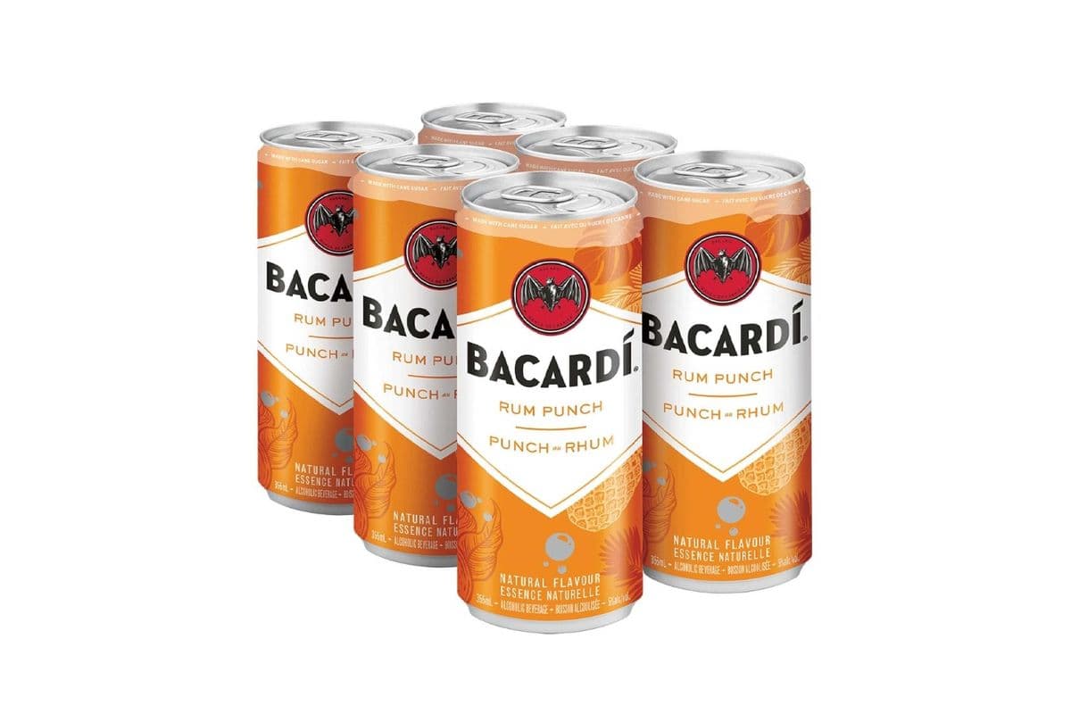 Bacardi Rum Punch (6 x 355 ml Cans)