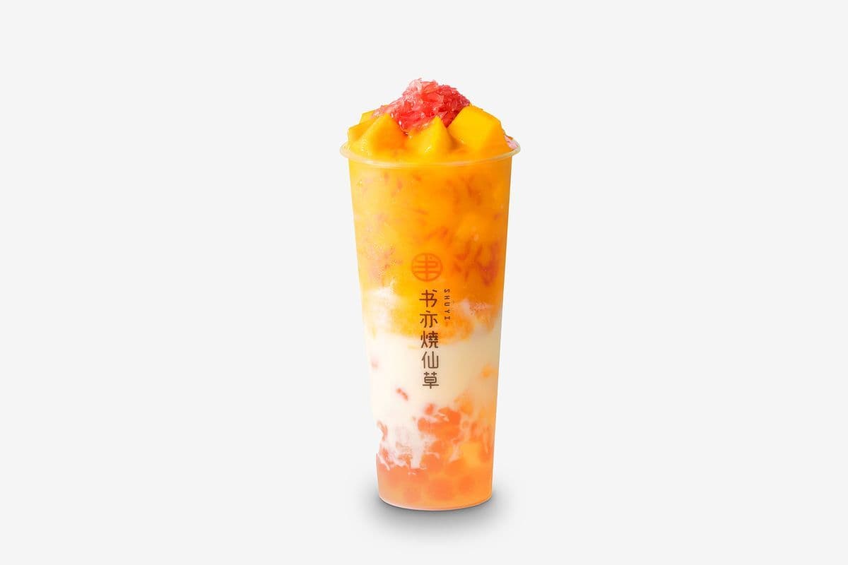 Yaourt à la mangue et au pamplemousse / Mango Pomelo Yogurt