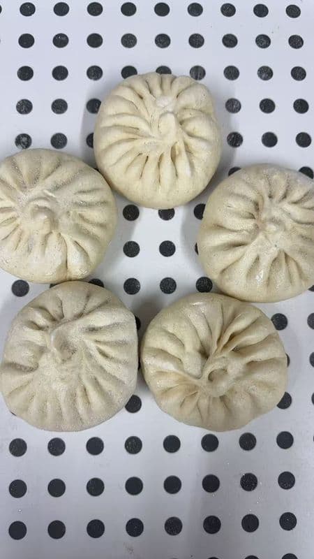 Frozen Veggie Buns (5pcs) / 冻素菜包子 -FC20