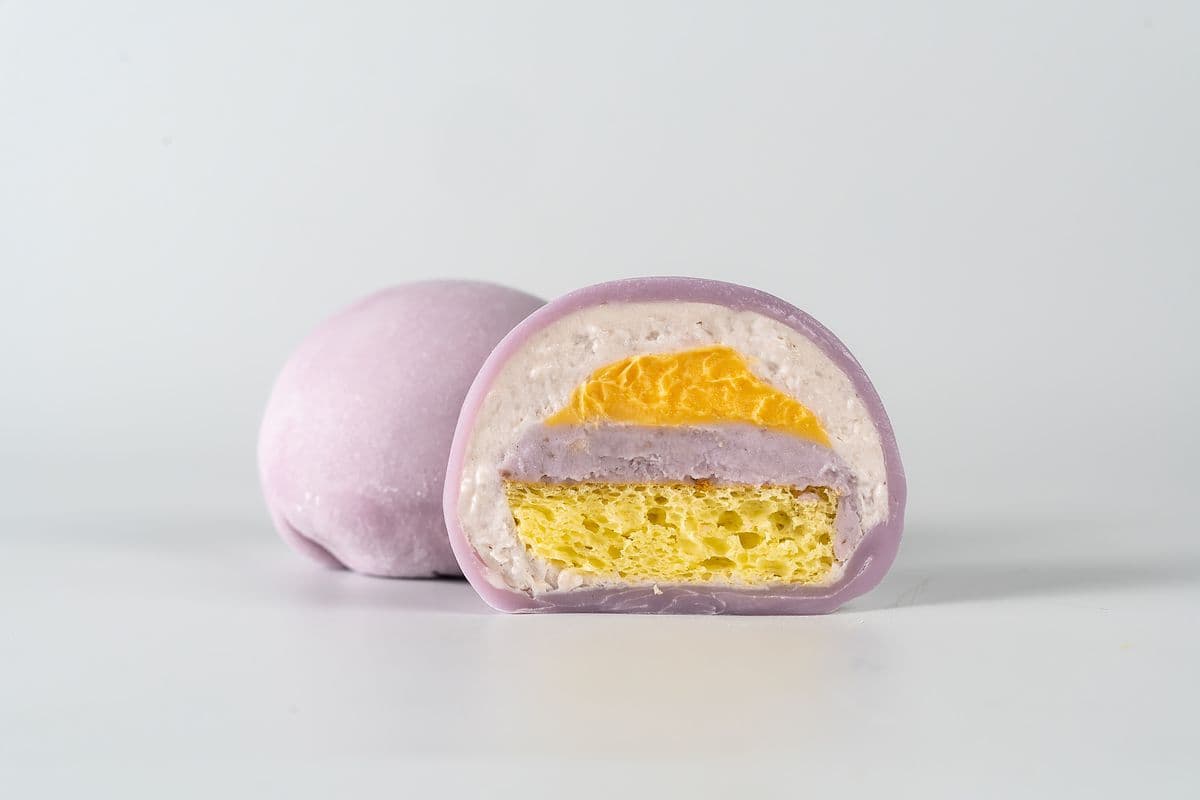 Taro Salted Egg Yolk - Mochi Bubble (2 Pieces)