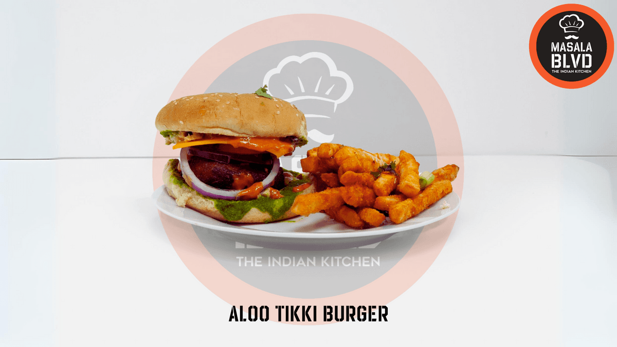Aloo Tikki Burger 🍔