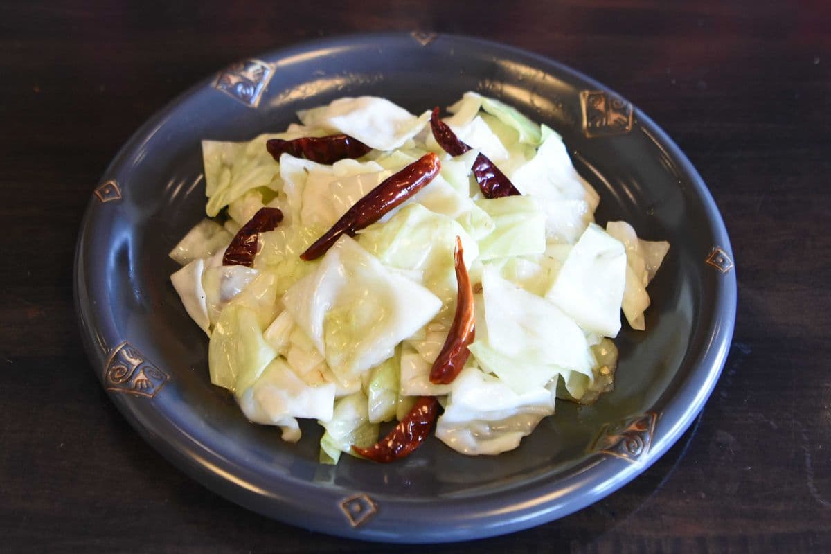 807. Griddle Shredded Cabbage