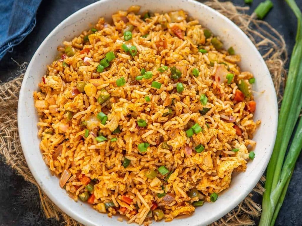 Egg Schezwan Fried Rice