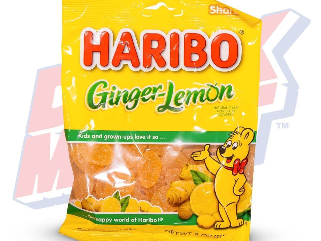 Haribo Ginger Lemon Peg Bag - 5oz