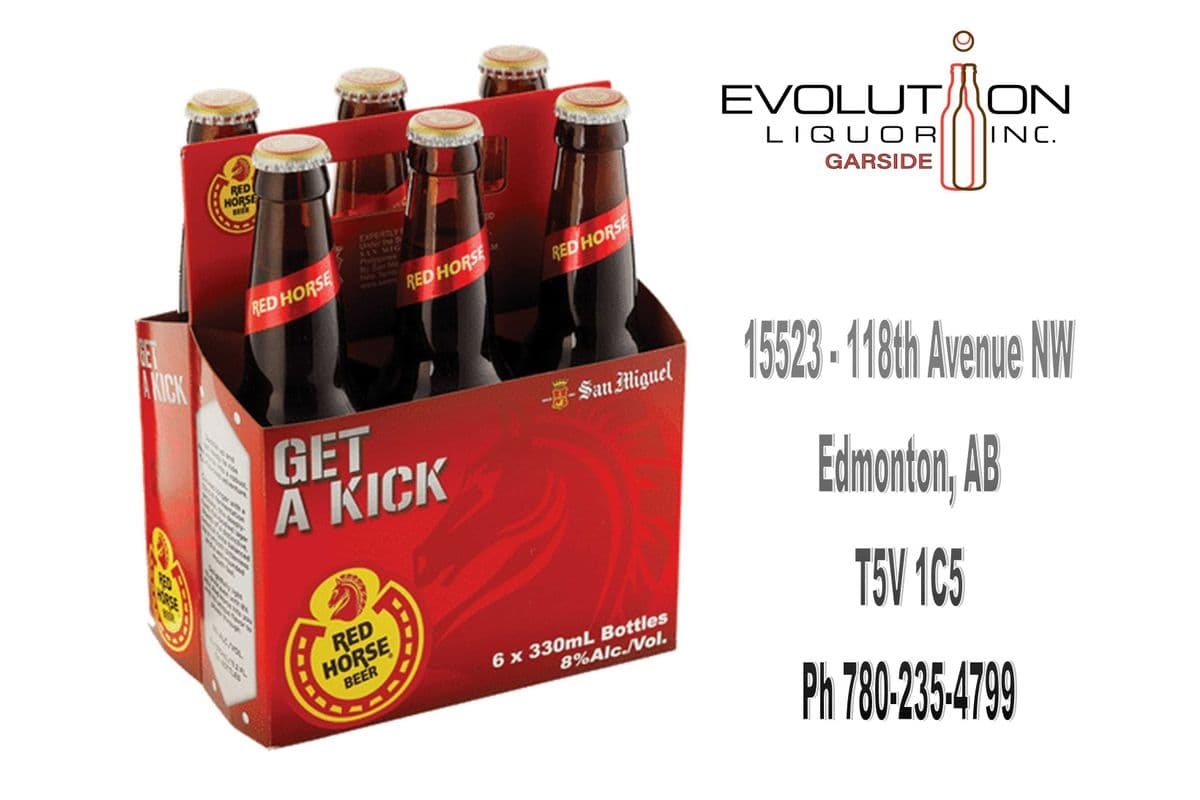Red Horse Strong Beer Philippines G330-06 (6 x 330ml Glass Bottle)