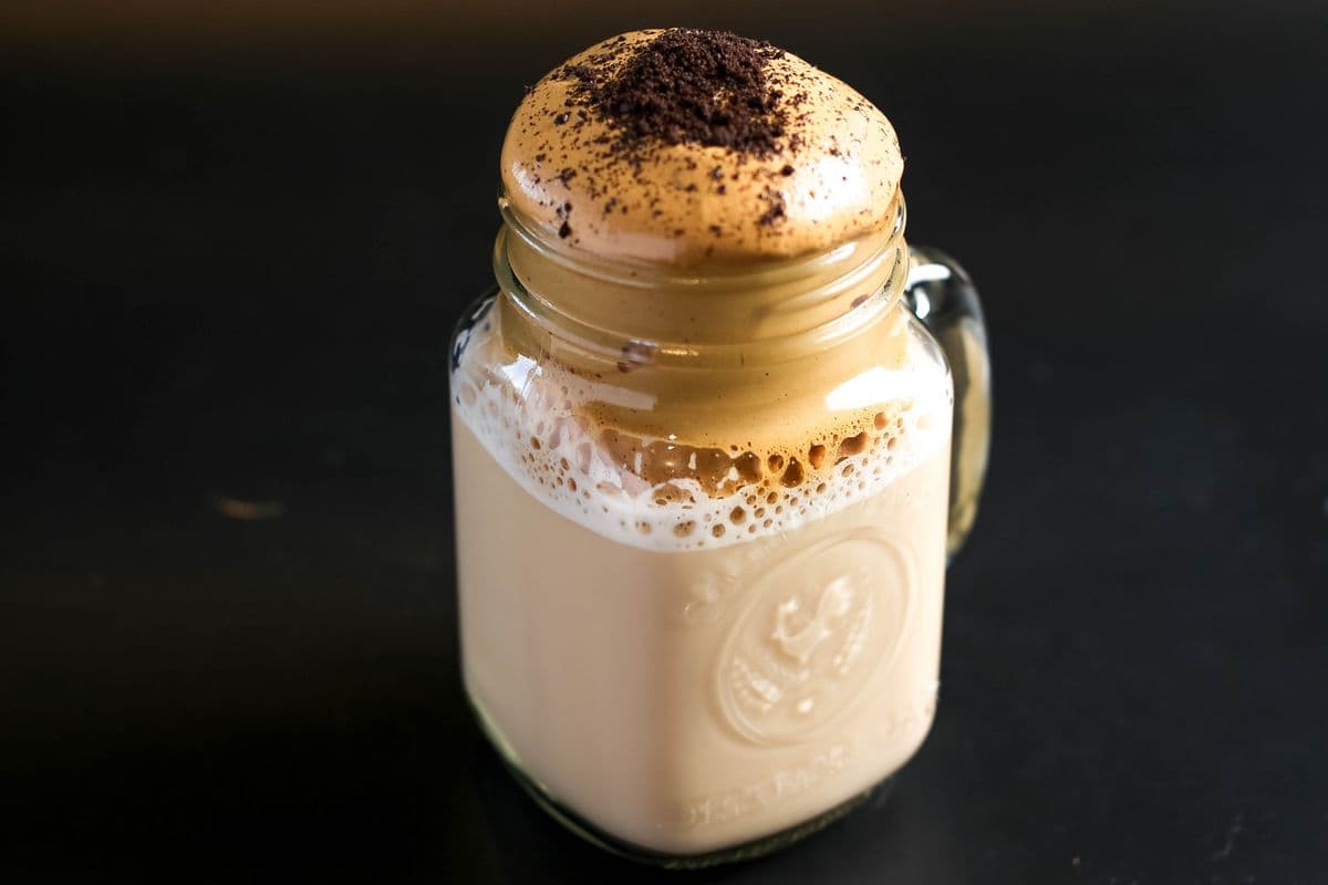 Dalgona Whipped Coffee Milk Tea 咖啡泡沫奶茶