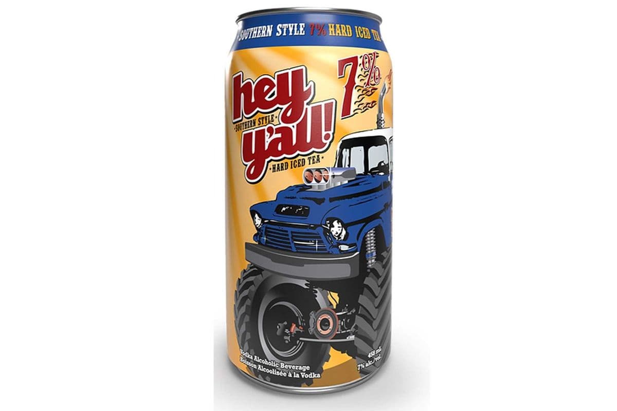 HEY YALL SOUTHERN STYLE HARD ICE TEA 7% (1 x 473 ML)