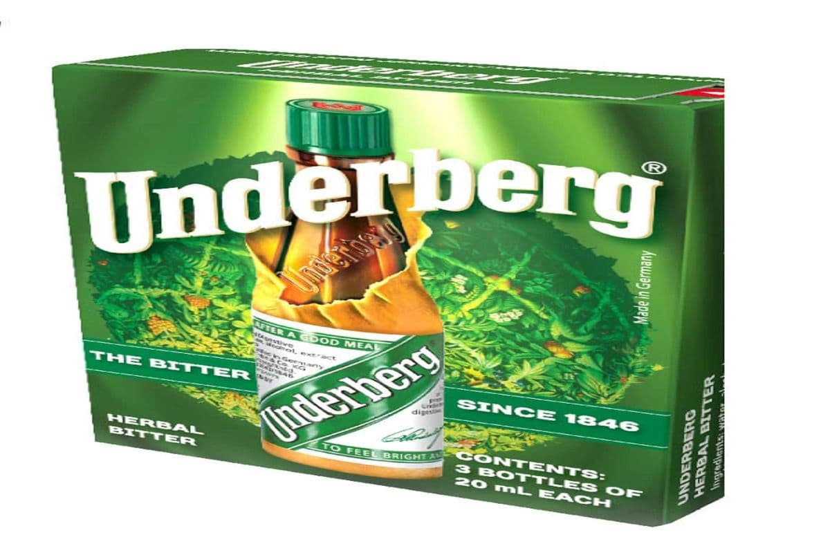 UNDERBERG HERBAL DIGESTIVE ( 3 BOTTLES OF 20 ML EACH ) (1 x 3 BOTTLES OF 20 ML EACH)
