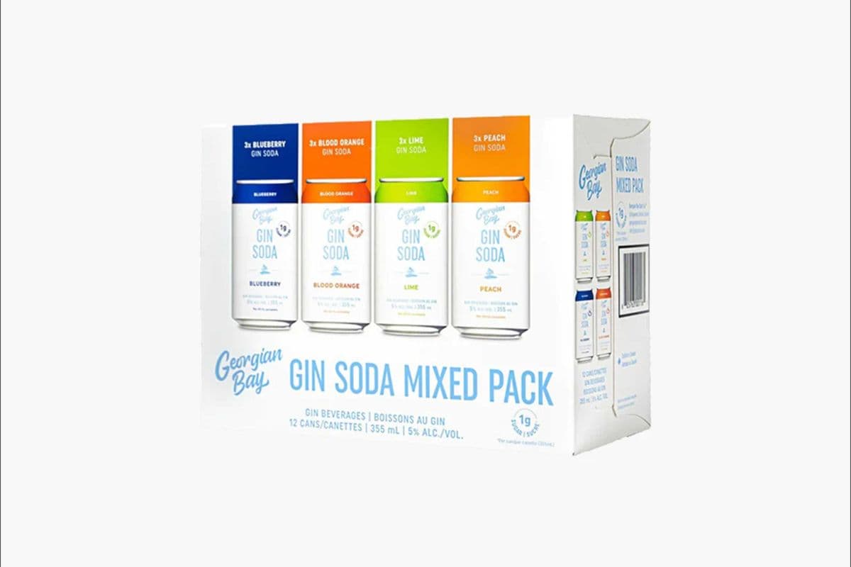 Georgian Bay Gin Mixer 12 Can Pack (12 x 355ml)