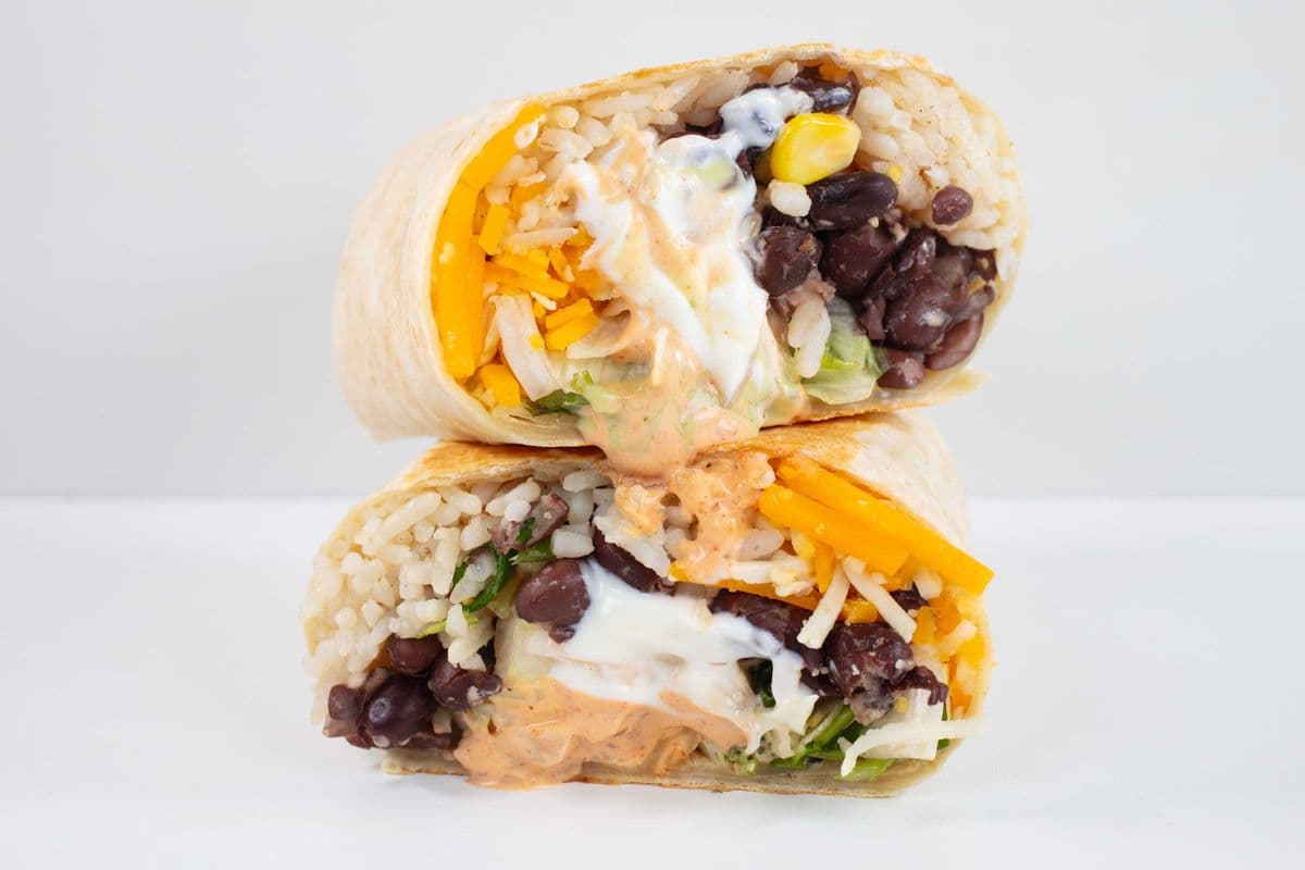 Grilled Veggies Burrito