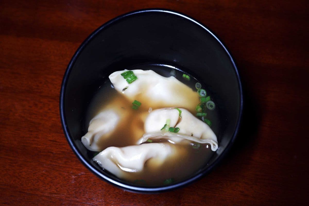 Vegetable Gyoza Soup