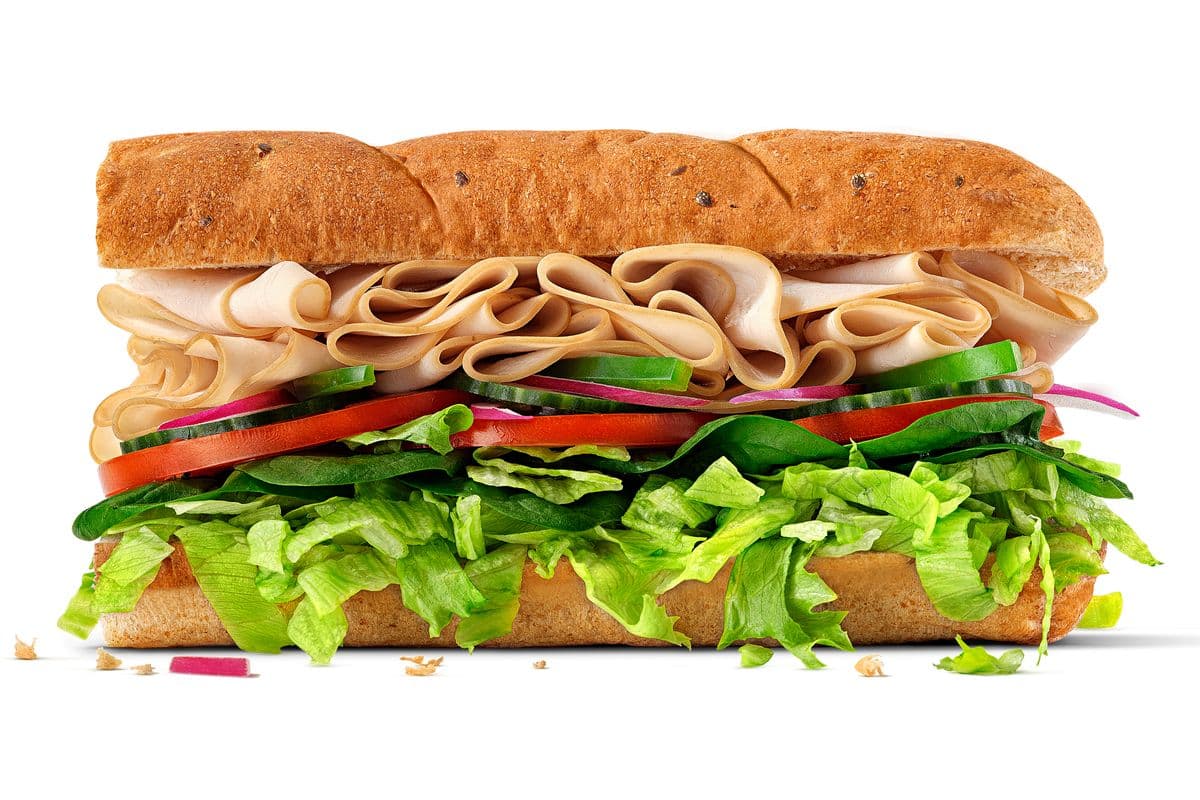 6" Turkey Breast Sub (260 Cals)