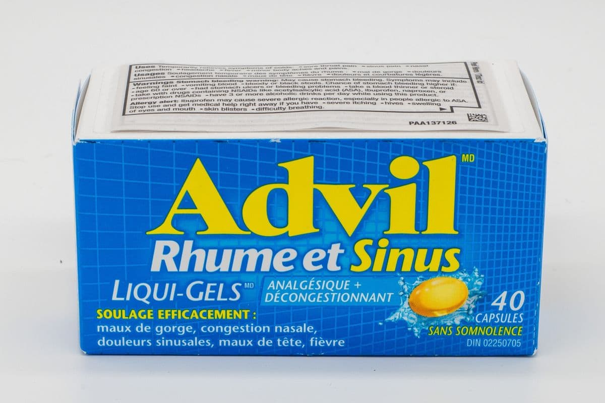 Advil Cold And Sinus (40 capsules)
