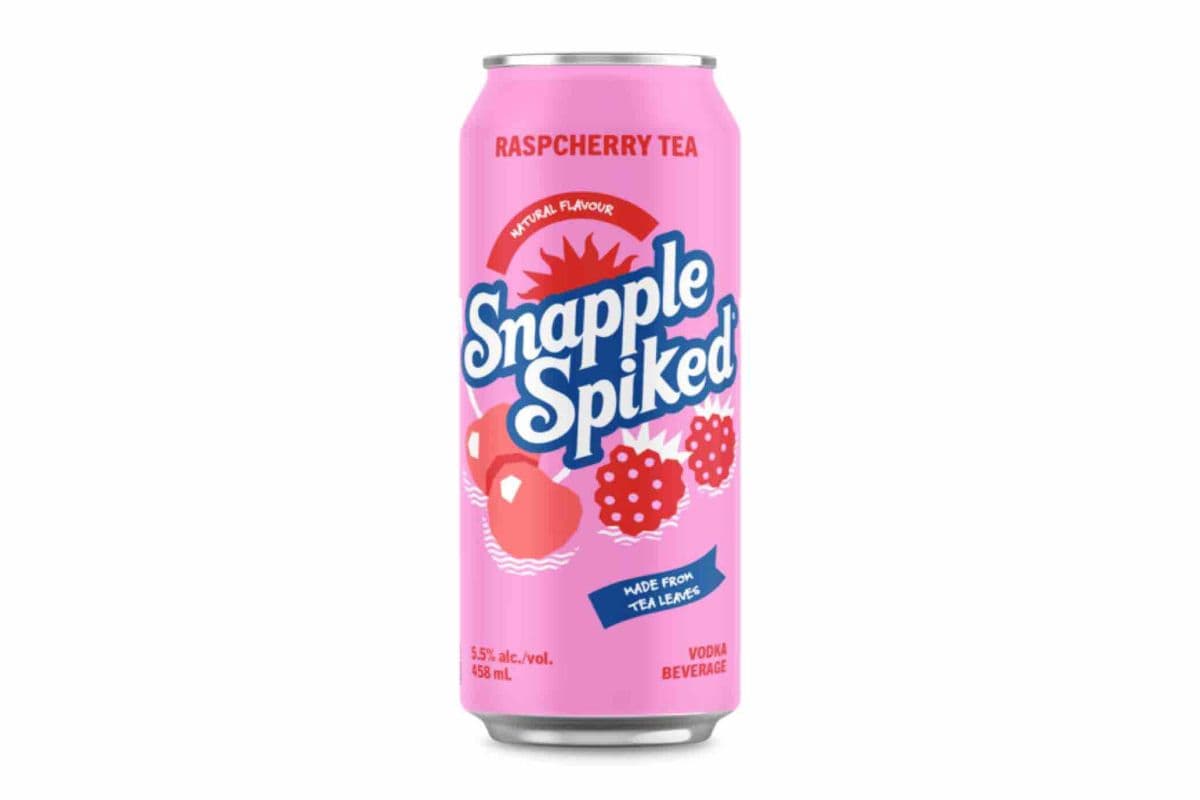 Snapple Spiked Tea Raspcherry (1 x 458mL Can)