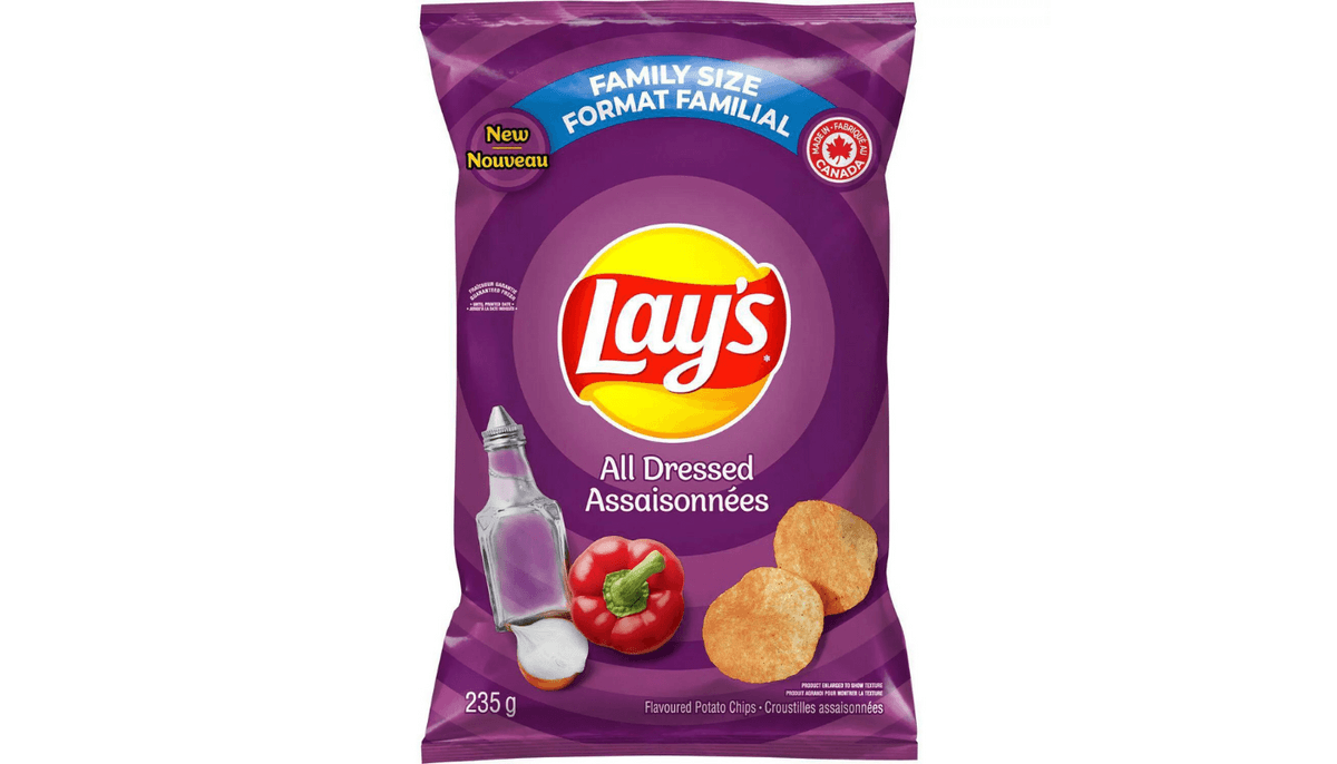 Lays Assaisonnees 235g - Lays All Dressed 235g