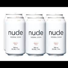 NUDE VODKA SODA PEACH 6 CAN (6 X 355ML)