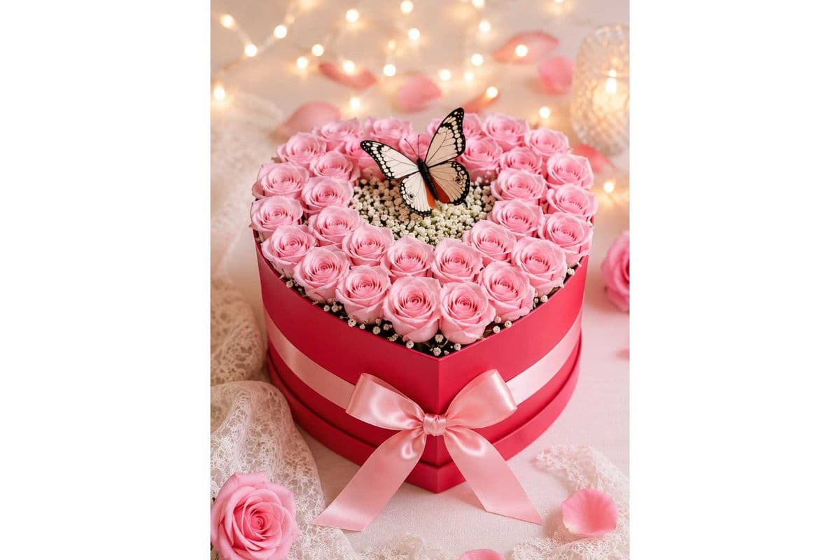 Pink Heart For Sweetheart