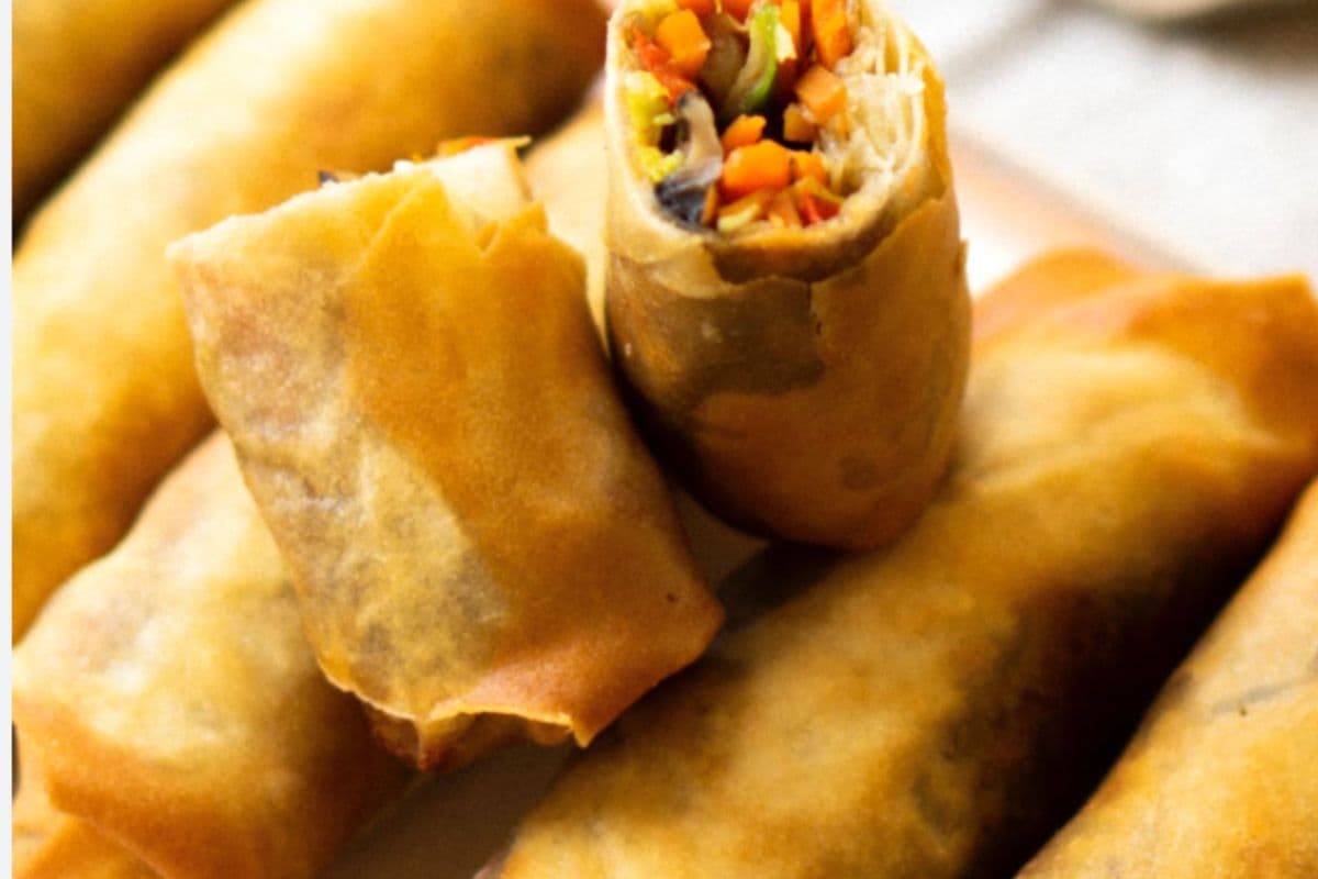 Vegerable Spring Rolls (6pc) VEGAN