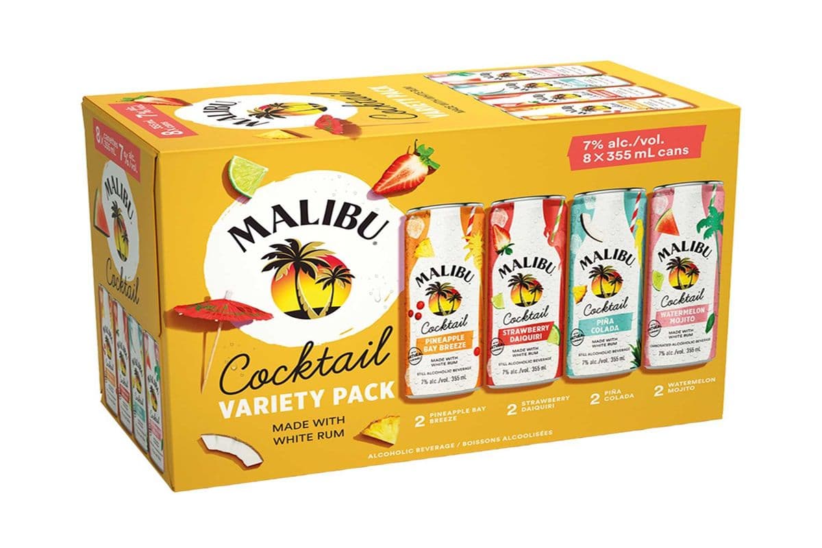 Malibu Cocktail Variety Pack 8 CAN (8 x 355 ML)