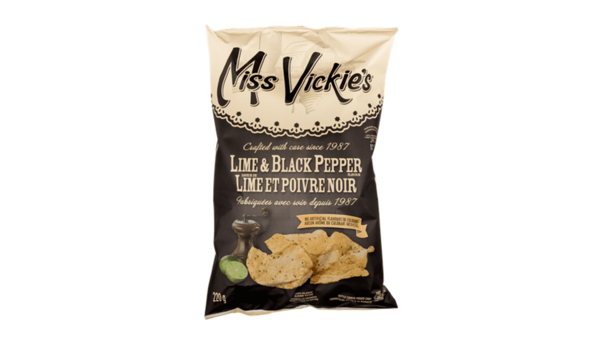 Miss Vickie's - Lime et Poivre Noir / Lime & Black Pepper 200g