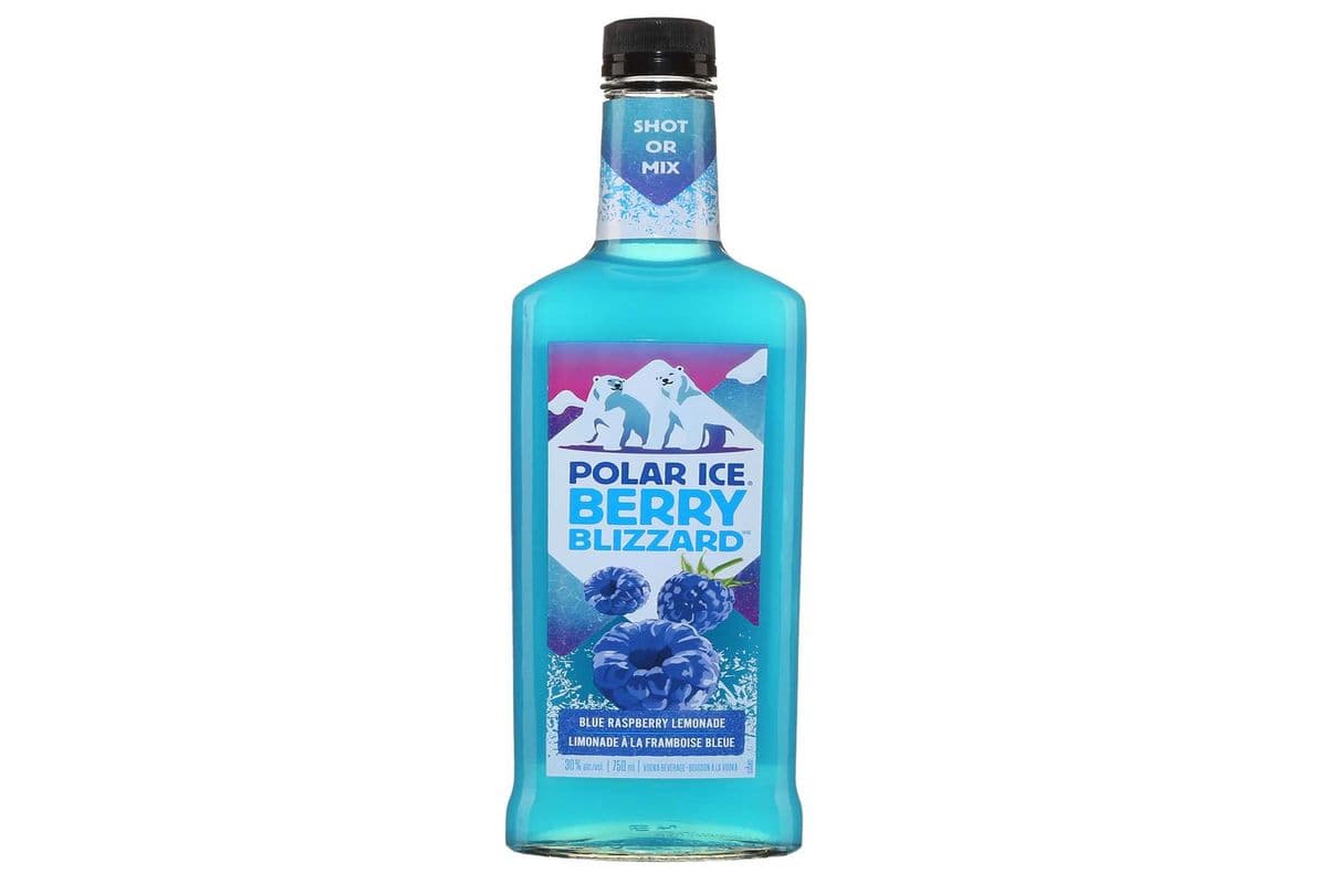 POLAR ICE BERRY BLIZZARD FLAVOURED VODKA 750 ML (1 x 750ML)