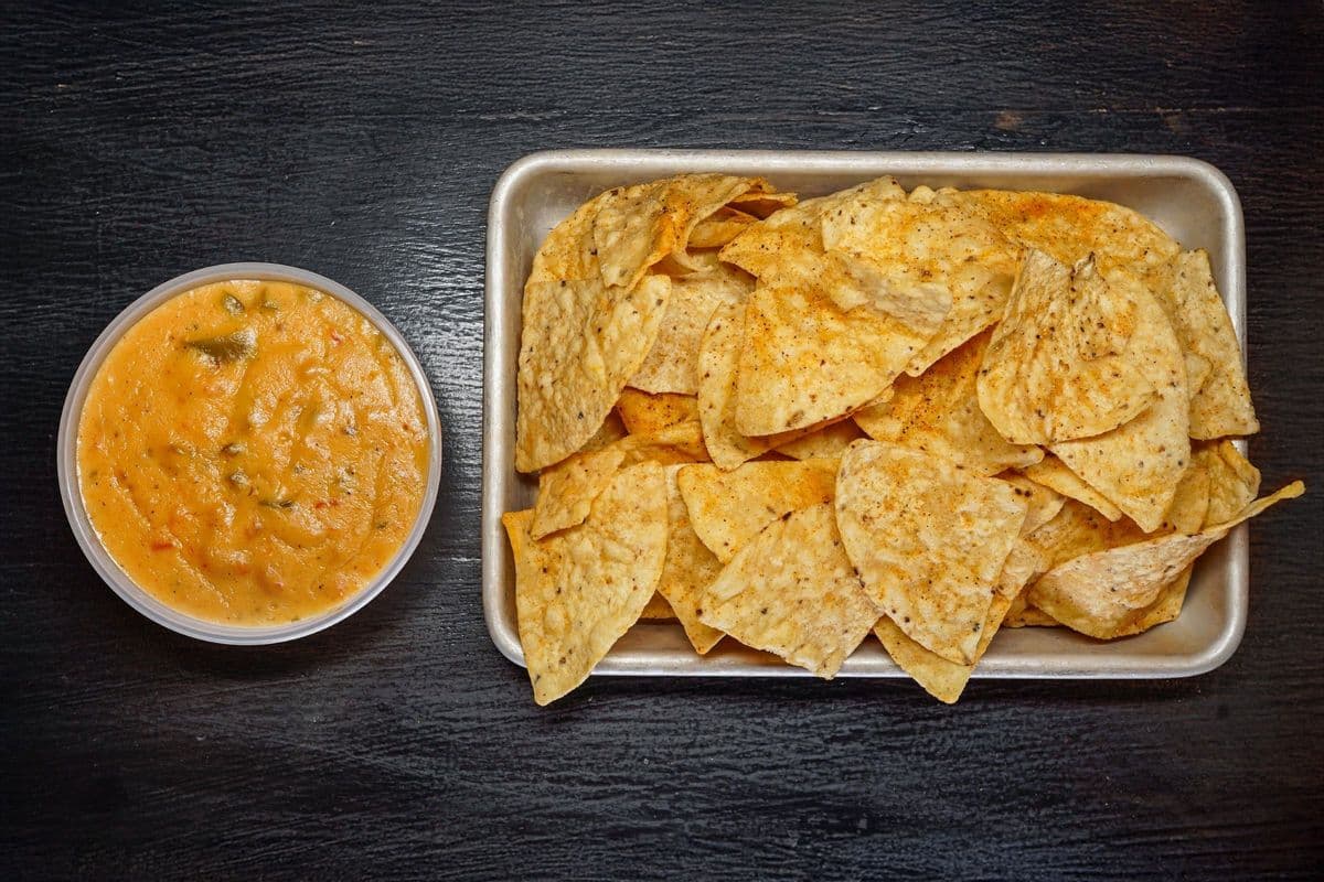 Large Chips and Queso