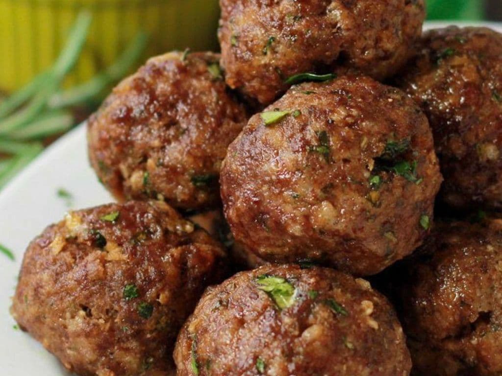 Beef and Pork Meatballs