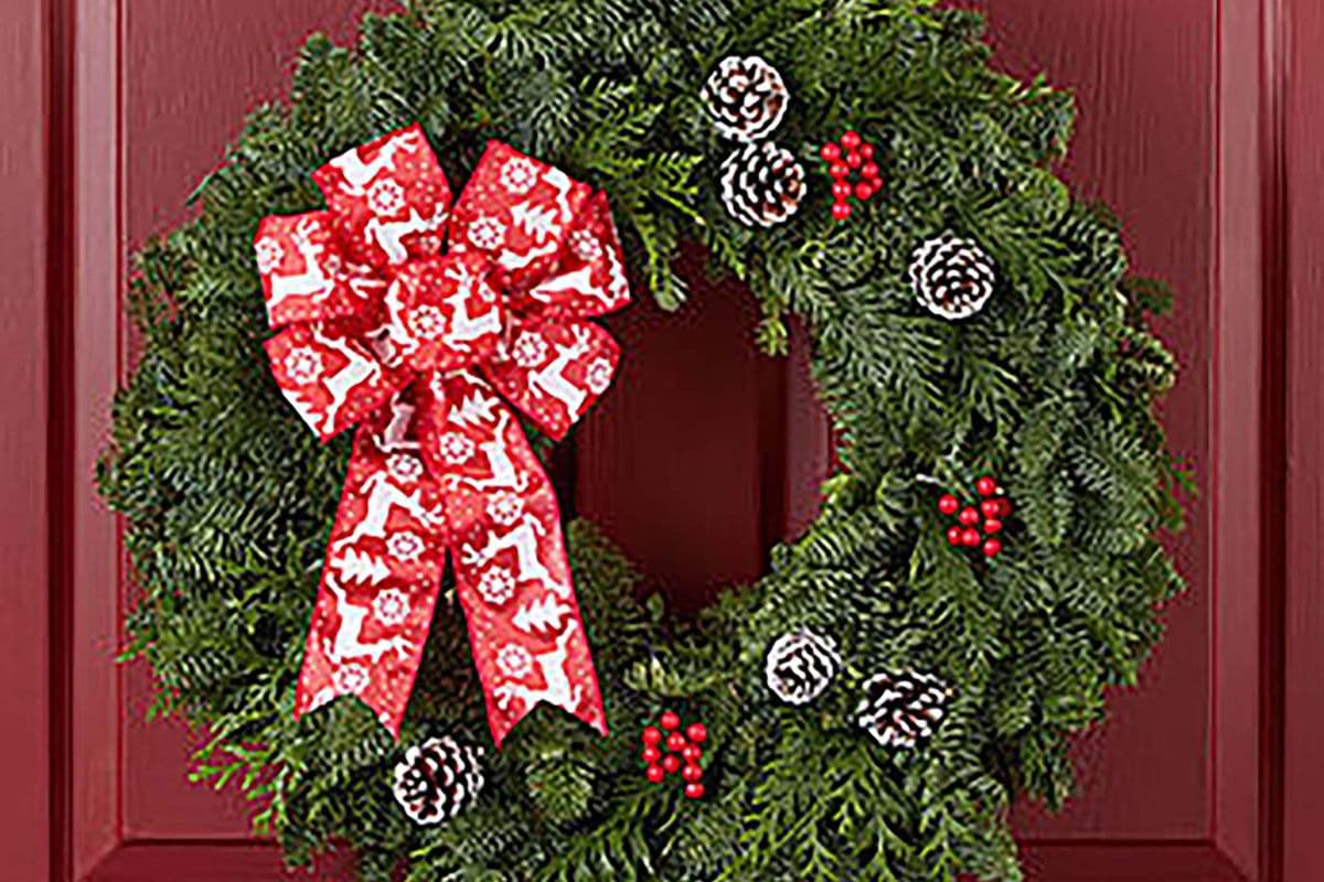 Festive Holiday Wreath